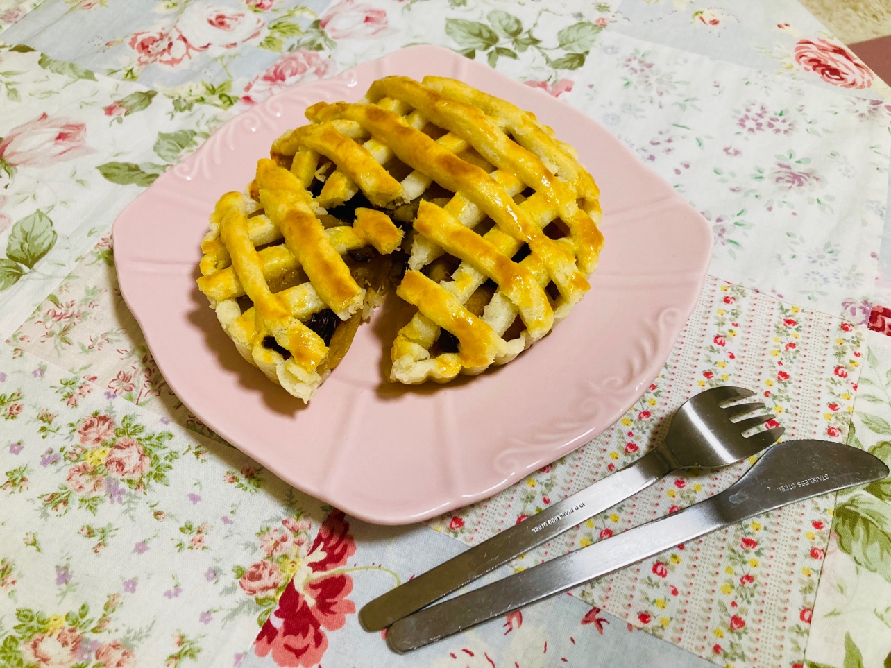 米粉のアップルパイ