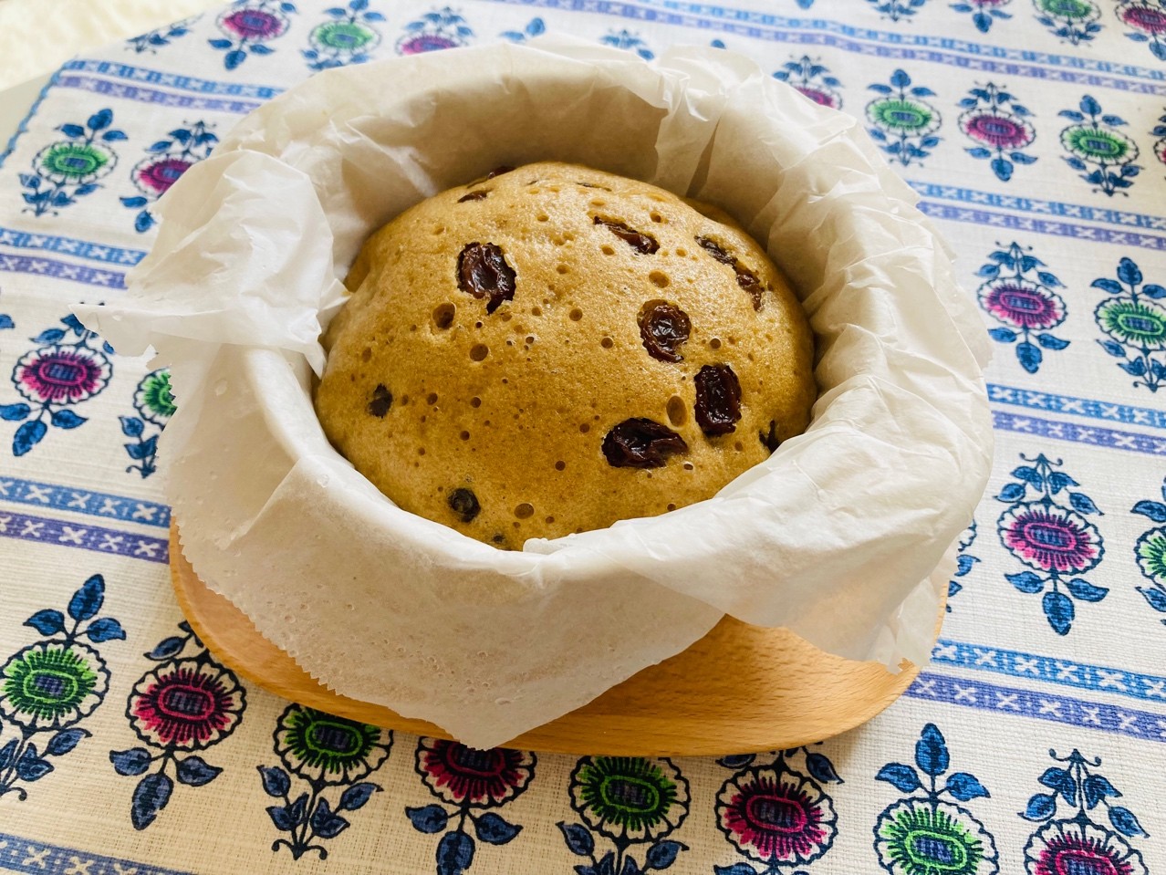 フライパンで作る米粉蒸しパン