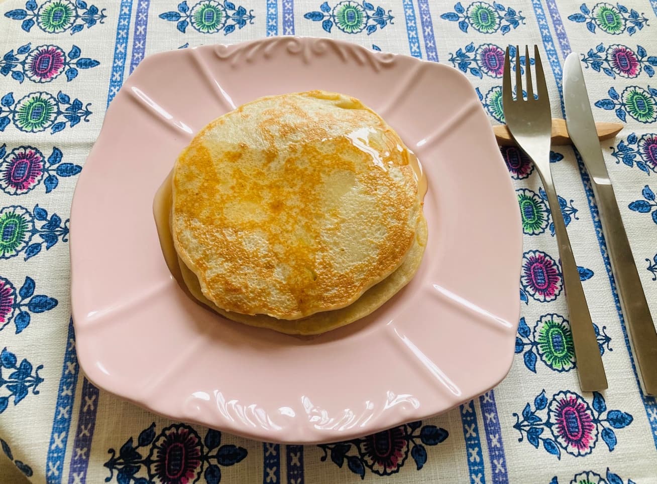 米粉とバナナのパンケーキ