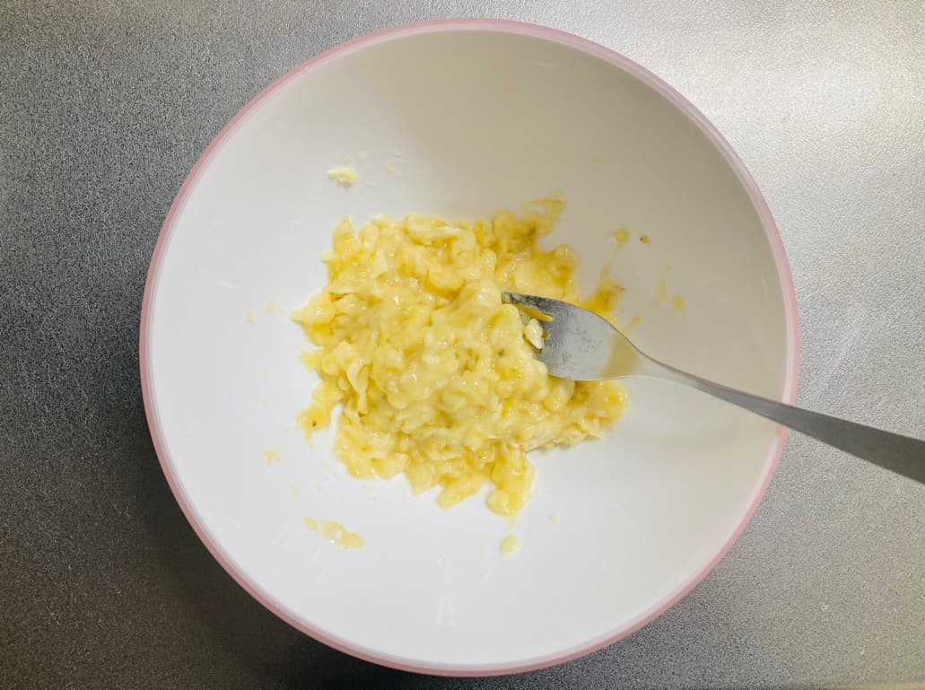 「米粉とバナナのパンケーキ」作り方1