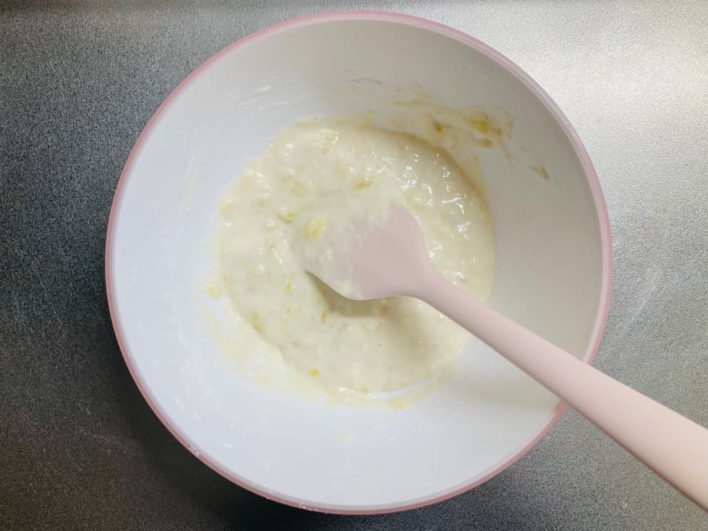 「米粉とバナナのパンケーキ」作り方2