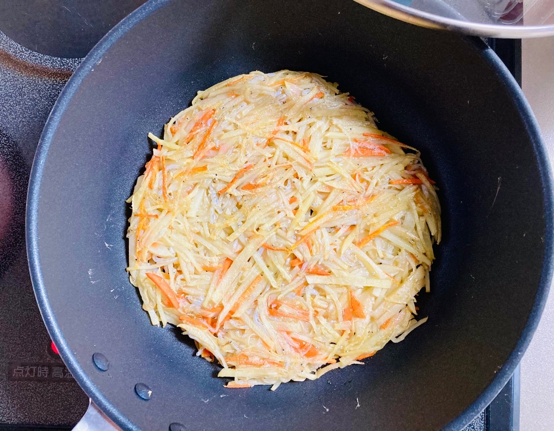 「新ジャガイモとしらすのガレット」作り方2