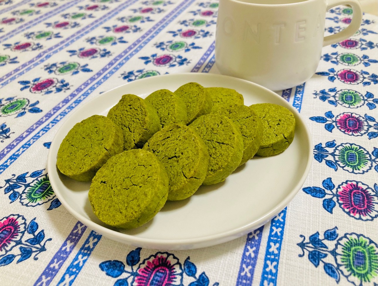 米粉抹茶クッキー